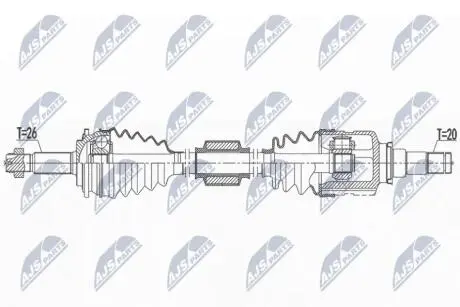 DRIVESHAFT NTY NPW-TY-185