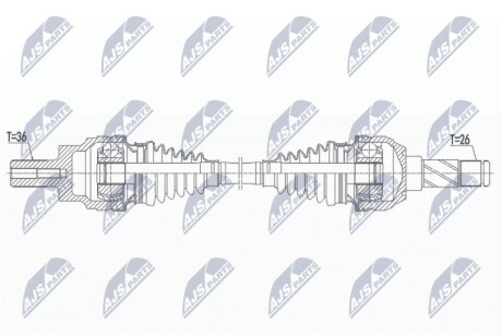 DRIVESHAFT NTY NPW-VV-144