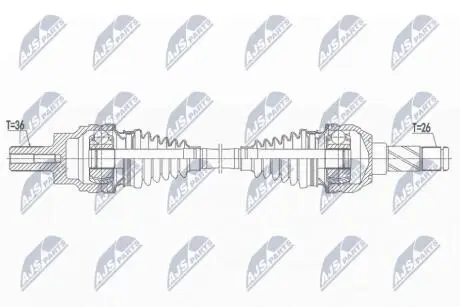 DRIVESHAFT NTY NPW-VV-144