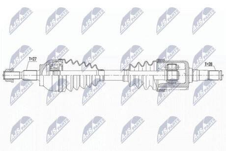 DRIVESHAFT NTY NPW-FR-161