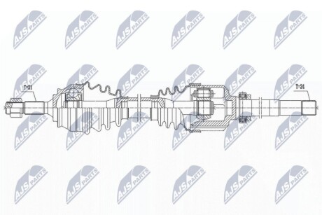 DRIVESHAFT NTY NPW-CT-135