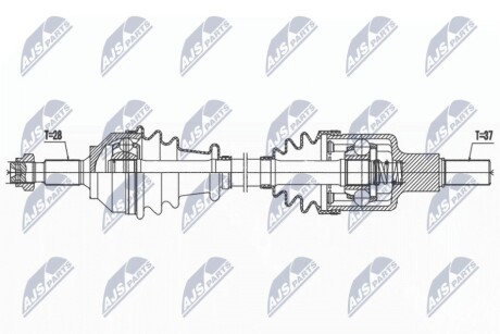 DRIVESHAFT NTY NPW-CT-133