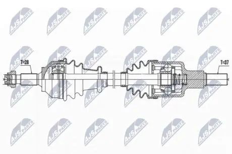 DRIVESHAFT NTY NPW-CT-133
