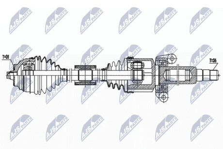 DRIVESHAFT NTY NPW-BM-188