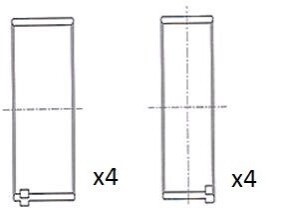 Вкладыши шатунные STD Psa 2.0HDI DW10A/B FAI BB2069-STD