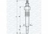 GLOW PLUG LANCIA, OPEL, PEUGEOT, RENAULT [062583202304] MAGNETI MARELLI UC9A (фото 1)