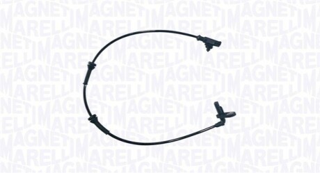 NISSAN датчик ABS задн.лів.Note, Micra 02- MAGNETI MARELLI MWSS176