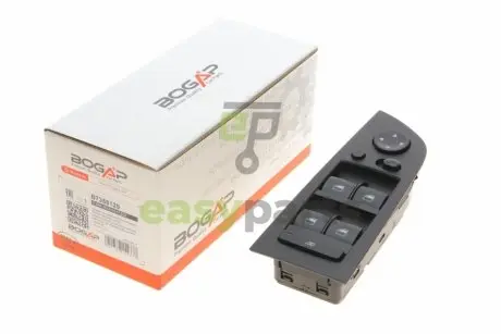 Кнопка склопідіймача (L) BMW 3 (E90) 04-11 M47/N43/N45/N46/N47/N52/N53/N57 (блок) BOGAP B7358129