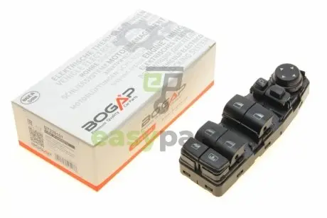 Кнопка склопідйомника (L) BMW 3 (F30/F80) 11- B38/B46/B47/B48/B58/N13/N20/N26/N47/N55 (блок) BOGAP B7339101