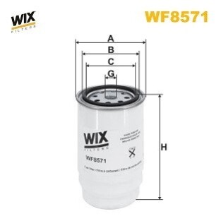 (PP875/2) WIX FILTERS WF8571