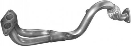 Глушитель, алюм. сталь, передн. часть VW Golf III 1.6i 94-97 1.6i Variant 94-95 POLMOSTROW 30454 (фото 1)