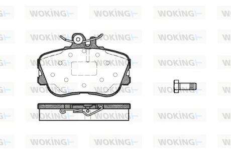 Торм. кол. пер., DB W202 C WOKING P5453.00