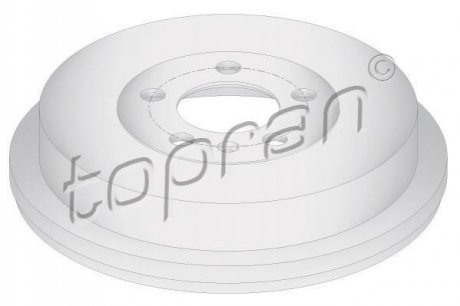 Тормозные барабаны TOPRAN / HANS PRIES 117002 (фото 1)