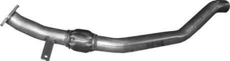 Глушитель, алюм. сталь, передн. часть Audi A4 1.8 (01.48) POLMOSTROW 0148 (фото 1)