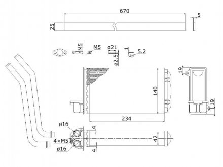 Радиатор отопления STARLINE PEA6088 (фото 1)