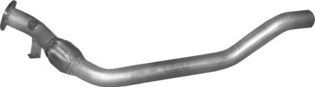 Глушник, алюміній. сталь, передн. частина Audi A4 2.0 TDi 11/04-06/08 (01.43) Polmos POLMOSTROW 0143