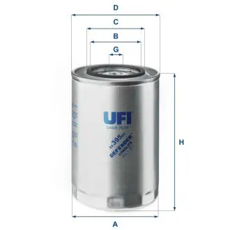 Фільтр паливний UFI 2439501