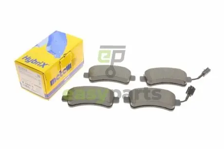 Колодки гальмівні (задні) Citroen Jumper/Peugeot Boxeri 10- (з датчиком) Metelli 22-1033-0