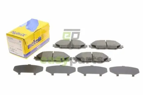 Колодки гальмівні (передні) Toyota Auris 10-18/Prius 08-/Rav4 III/IV 06- Metelli 22-0748-0