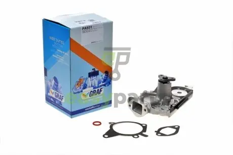 Помпа води Mazda 323 1.5 16V/1.8 16V/1.6 94-04/MX-3 1.6 94-97/MX-5 1.8 98-05 (7 лоп) GRAF PA931