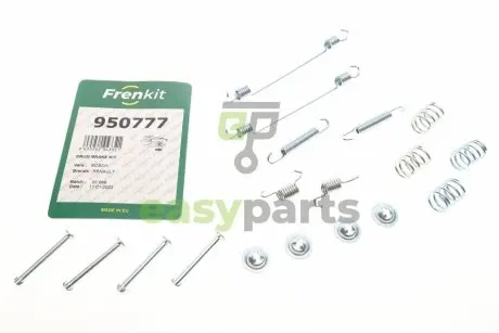 Комплект пружинок колодок ручника Renault Kangoo 97- (203x39) FRENKIT 950777