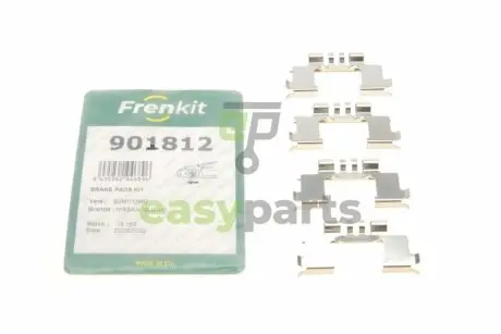 Планка супорта (переднього) прижимна (к-кт) Nissan Pixo/Suzuki Alto 09- (Nissens) FRENKIT 901812