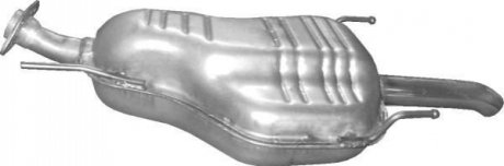 Глушник, алюміній. сталь, задн. частина Opel Zafira A 2.0/2.2 DTi Turbo Diesel 11/01 POLMOSTROW 17327
