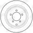 Тормозной диск задний Jeep Compas, Patriot / Dodge Caliber / Chrysler 200, Sebring Jurid 562756JC (фото 2)