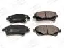 Тормозные колодки передние Toyota Auris, Avensis, Verso CHAMPION 572600CH (фото 1)