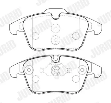 Гальмівна колодка Jurid 574009J