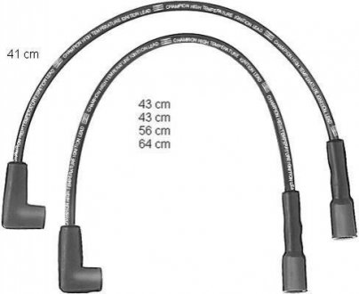Комплект кабелей зажигания CHAMPION CLS212