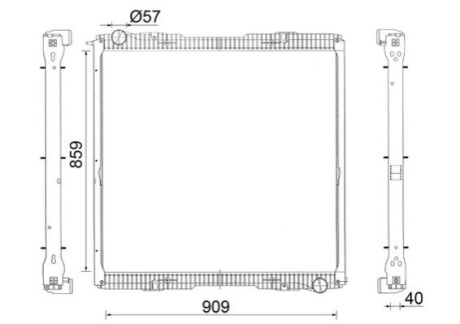 Радиатор MAHLE / KNECHT CR2151001S (фото 1)