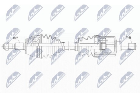 DRIVESHAFT NTY NPW-FR-151