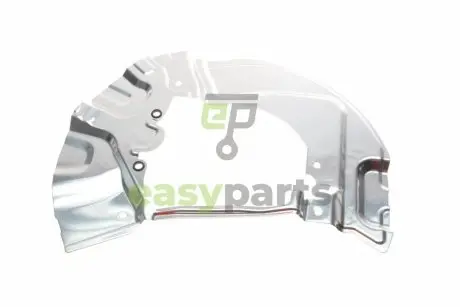 Захист диска гальмівного (переднього) (L) BMW 5 (E60) 01-10 Van Wezel 0655371