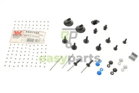 Ремкомплект бампера (заднього) Renault Megane IV 15- Van Wezel 4407793