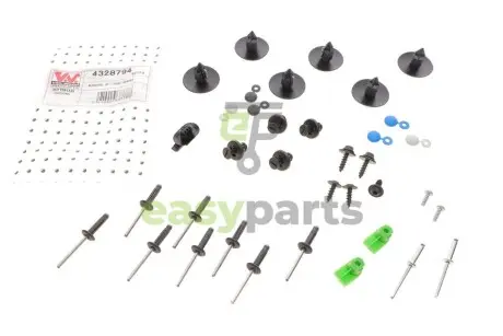 Ремкомплект бампера (переднього) Renault Scenic II 03-09 Van Wezel 4328794
