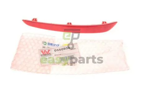 Світловідбивач бампера (заднього) BMW 5 (G30/F90) 16- (L) Van Wezel 0550939