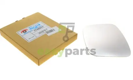 Скло дзеркала Citroen Nemo/Fiat Fiorino/Peugeot Bipper 08- (L) Van Wezel 1748831