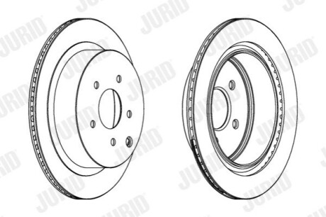 Гальмівний диск заднiй Nissan Murano I, II / Infiniti Jurid 562871JC