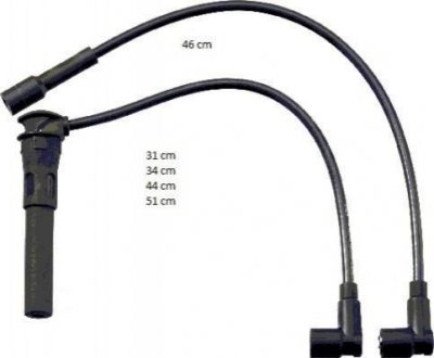Комплект кабелiв запалювання CHAMPION CLS095 (фото 1)