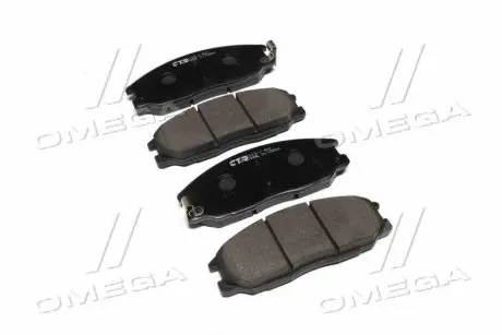 Колодки тормоза SSANGYONG ACTYON, REXTON, HYUNDAI SANTA FE (SM) передн. (выр-во) CTR GK0563