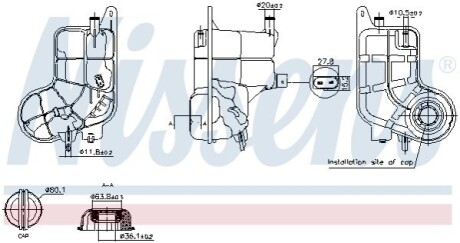 Бачок компенсаційний NISSENS 996288