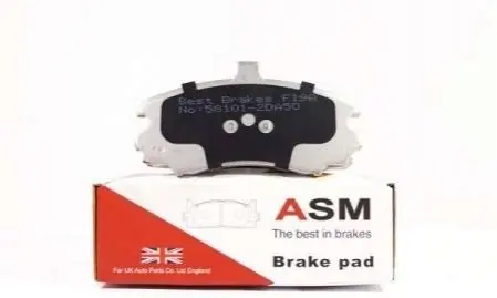 Колодки тормозные передние ASM FR257026