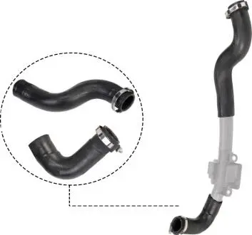 Патрубок інтеркулера Kangoo 1.5dCi 08- (к-кт) RAPRO R12500K