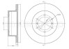 Гальмівний диск задн. Challenger/Galloper/L400/Pajero (95-12) CIFAM 800-464 (фото 1)