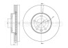 Гальмівний диск перед. T5 03- (R16) (308x29,5) (вент.) CIFAM 800-773C (фото 1)