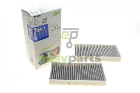 Фільтр салону BMW X1 14-/X2 (F39) 17-/I3 13- (вугільний) (к-кт 2 шт) Valeo 715811