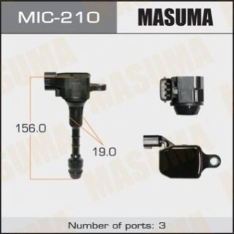 Котушка запалювання MASUMA MIC210 (фото 1)