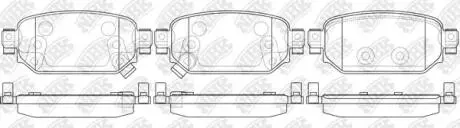 Колодки гальм. MAZDA 3/CX-3 BN/DK RR 16-/18- NiBK PN5819