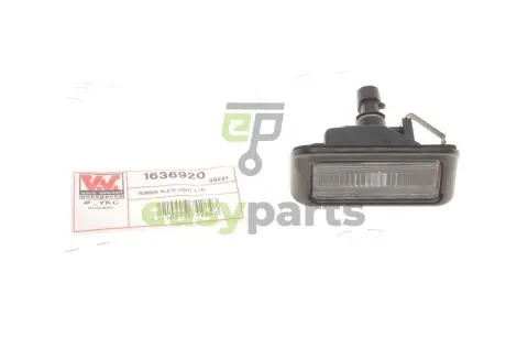 Підсвітка номера Fiat Doblo 01- Van Wezel 1636920